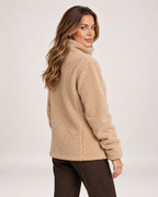 Women's Fleece Jacket – Borg Fleece Zip Up Jacket product view