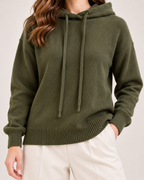 Women's Oversized Knitted Hoodie product view