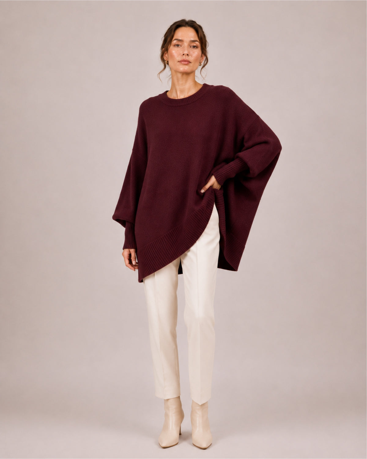 Women's Oversized Knitted Jumper
