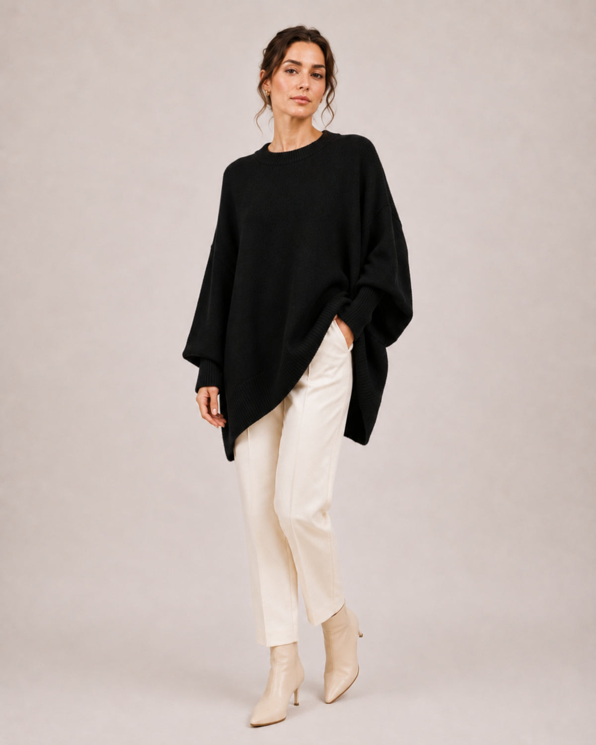 Women's Oversized Knitted Jumper
